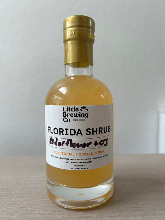 Florida Shrub - Functional Mocktail Mixer - Elderflower & Orange 200ml
