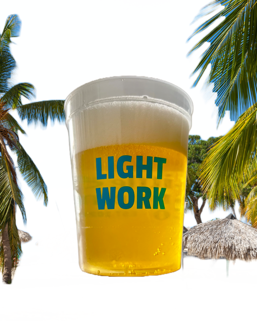Party "Light Work" Cups 16oz